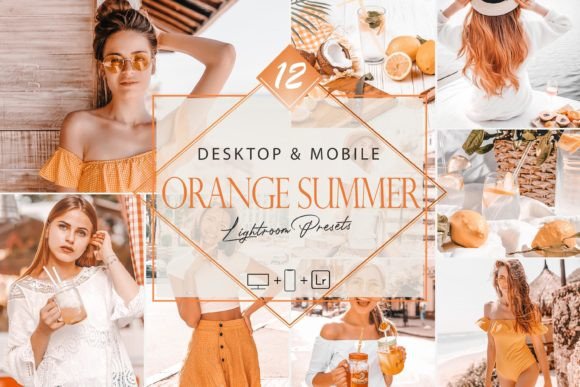 Download 12 Orange Summer Lightroom Presets - Summer lightroom presets Collection